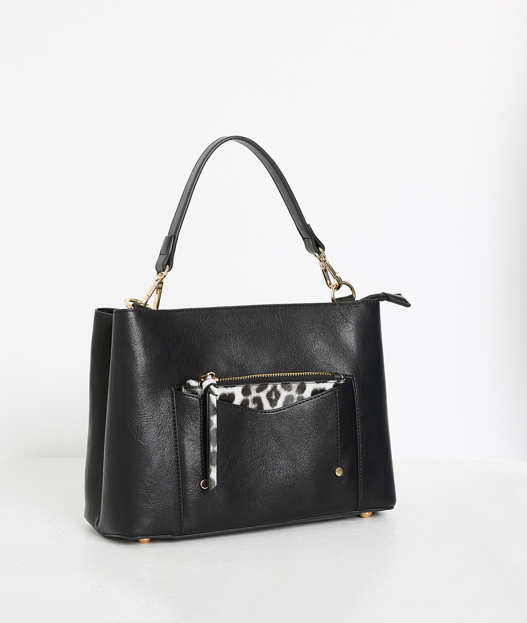Ensemble sac et pochette femme NOIR