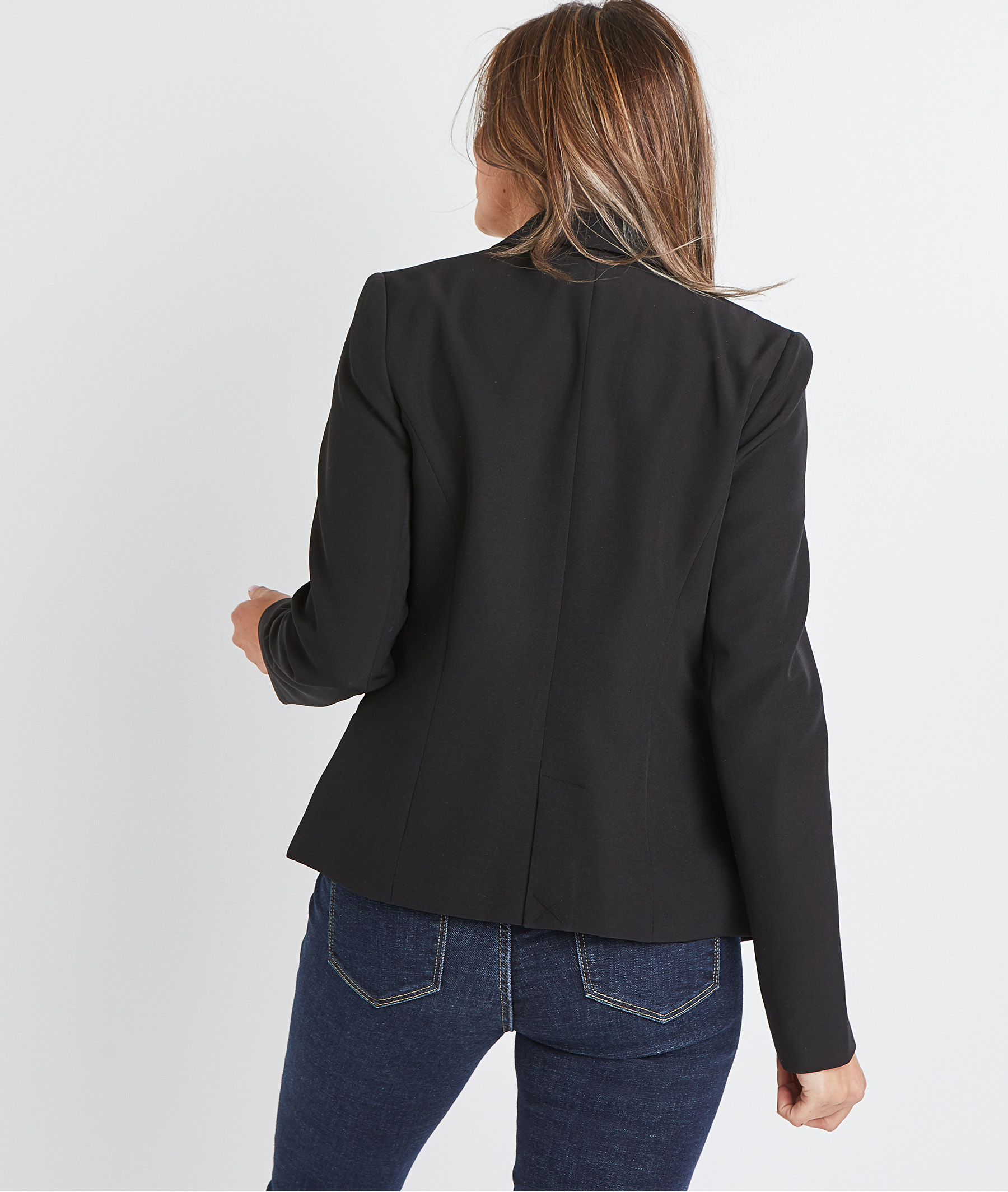 Veste de tailleur noire femme NOIR - Grain de Malice