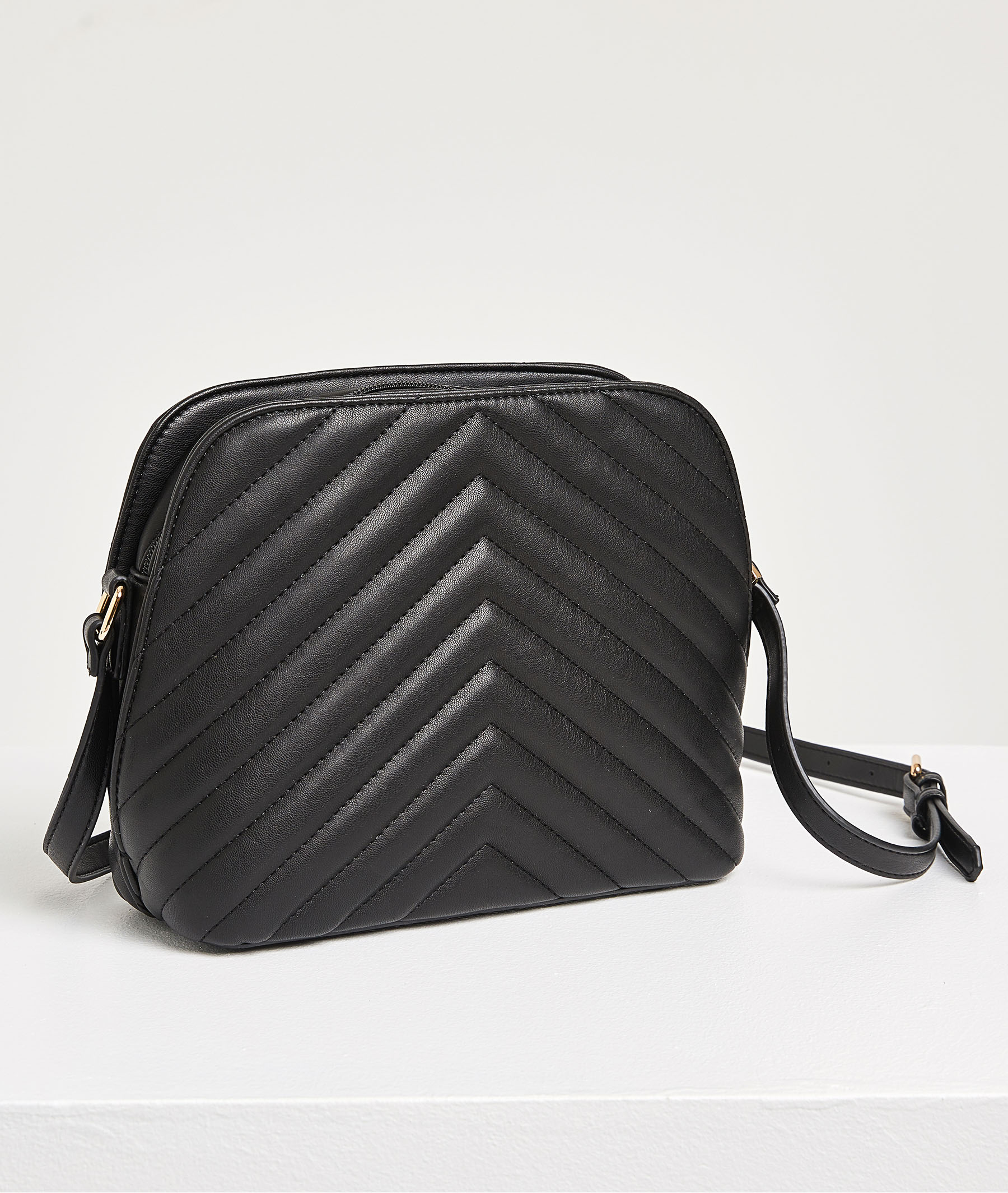 Sac matelassé noir femme NOIR