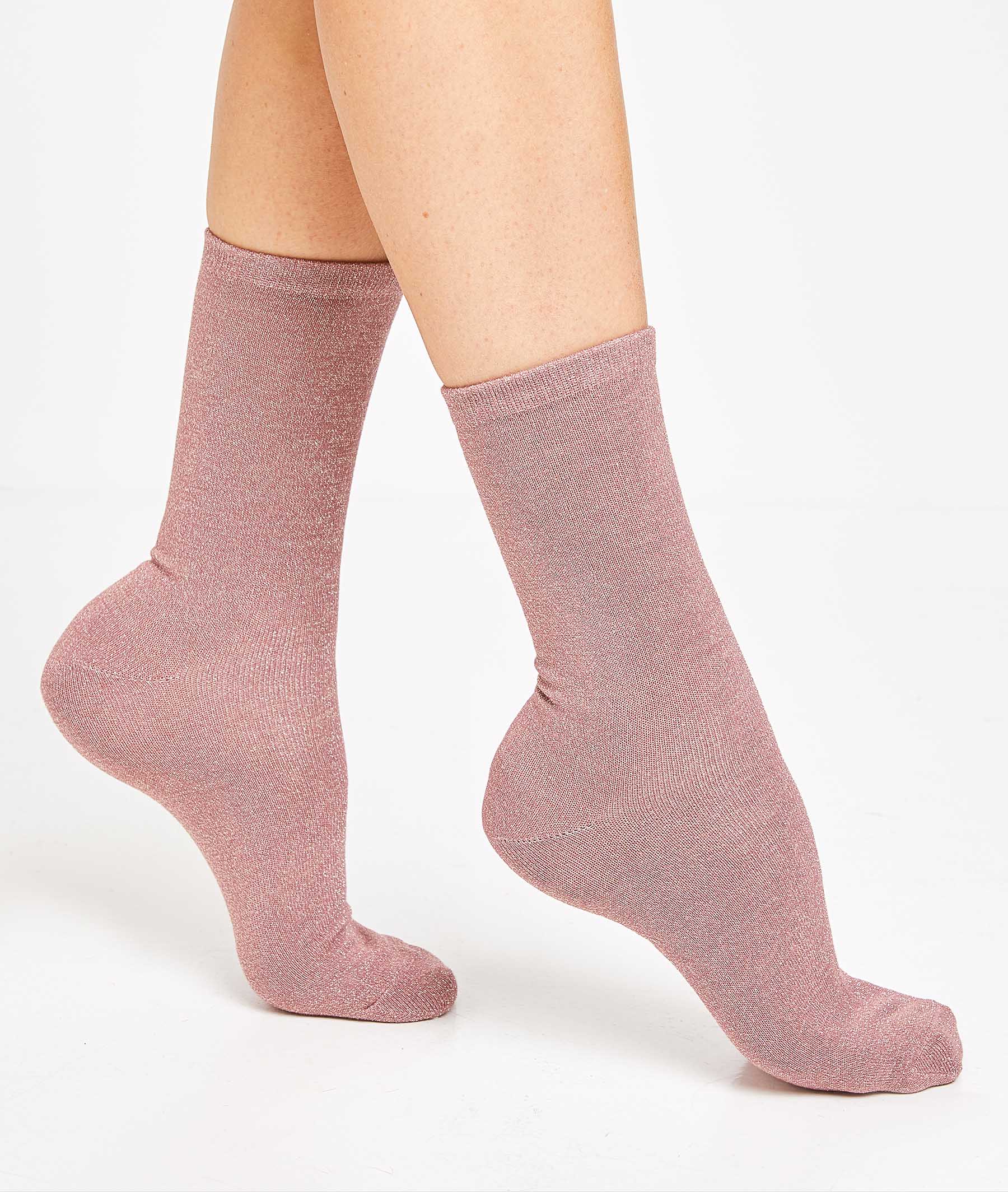 Lot de 2 paires de chaussettes femme ROSE