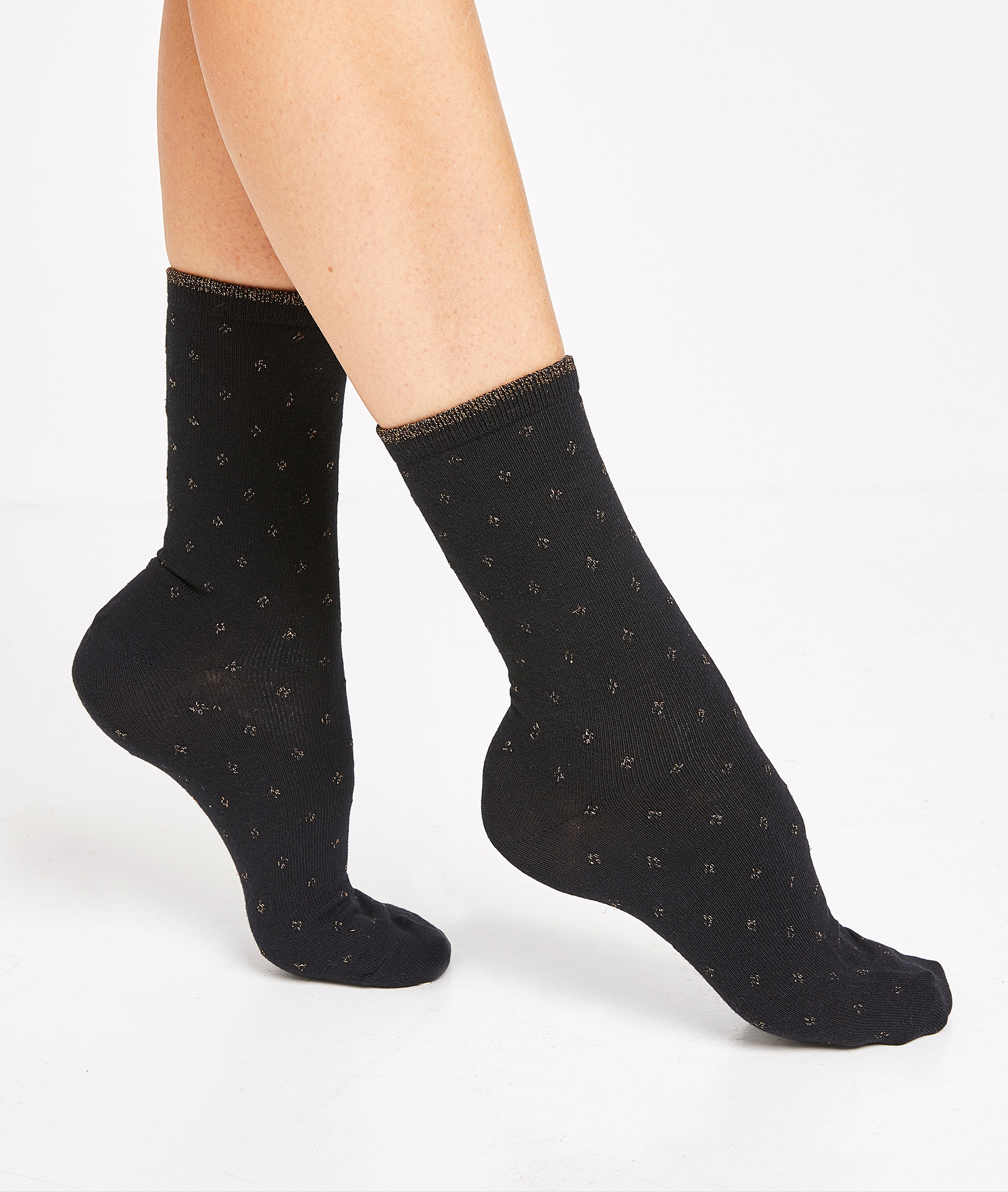 Lot de 2 paires de chaussettes femme NOIR