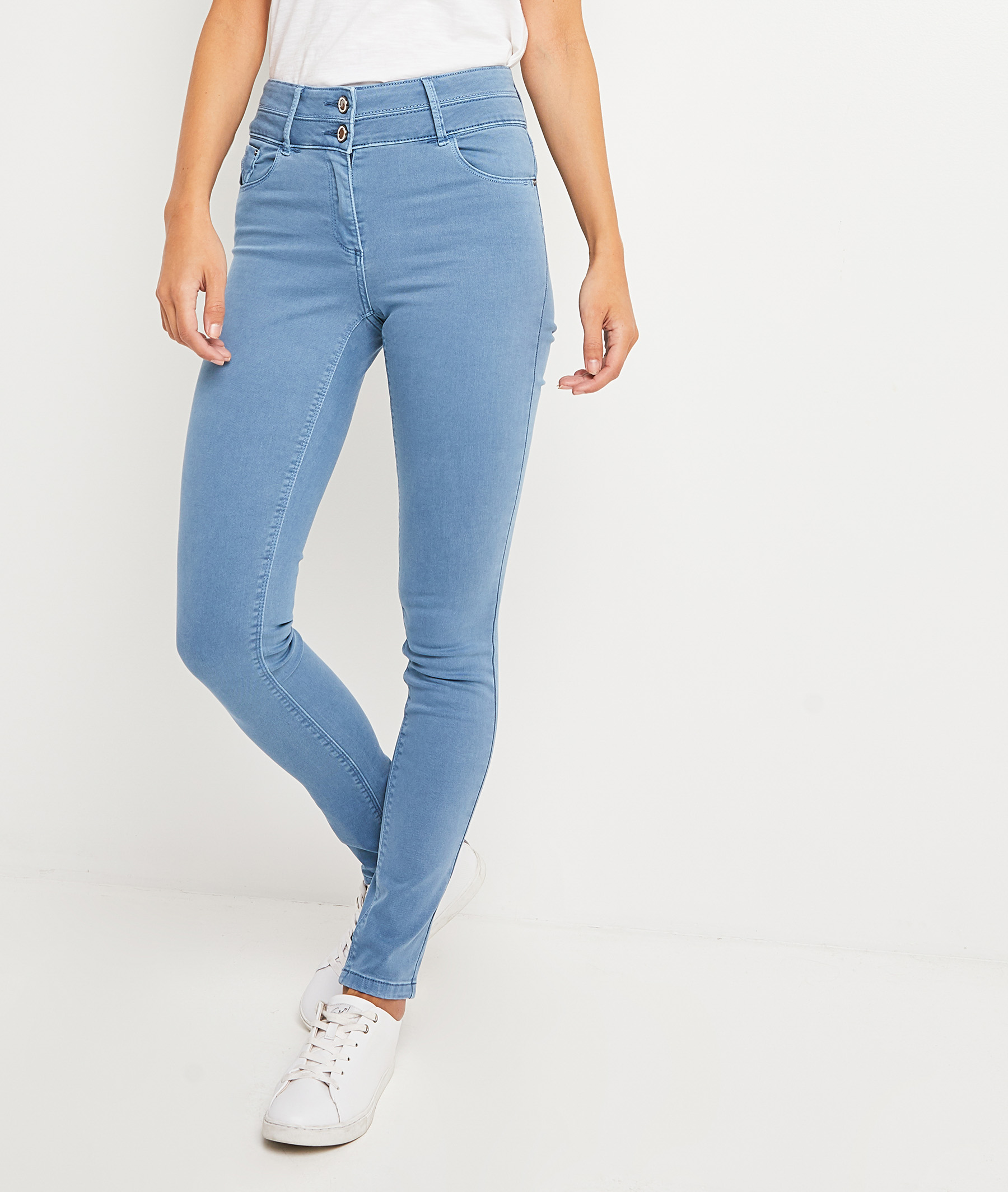 Jean BOSTON slim taille haute femme ORAGE