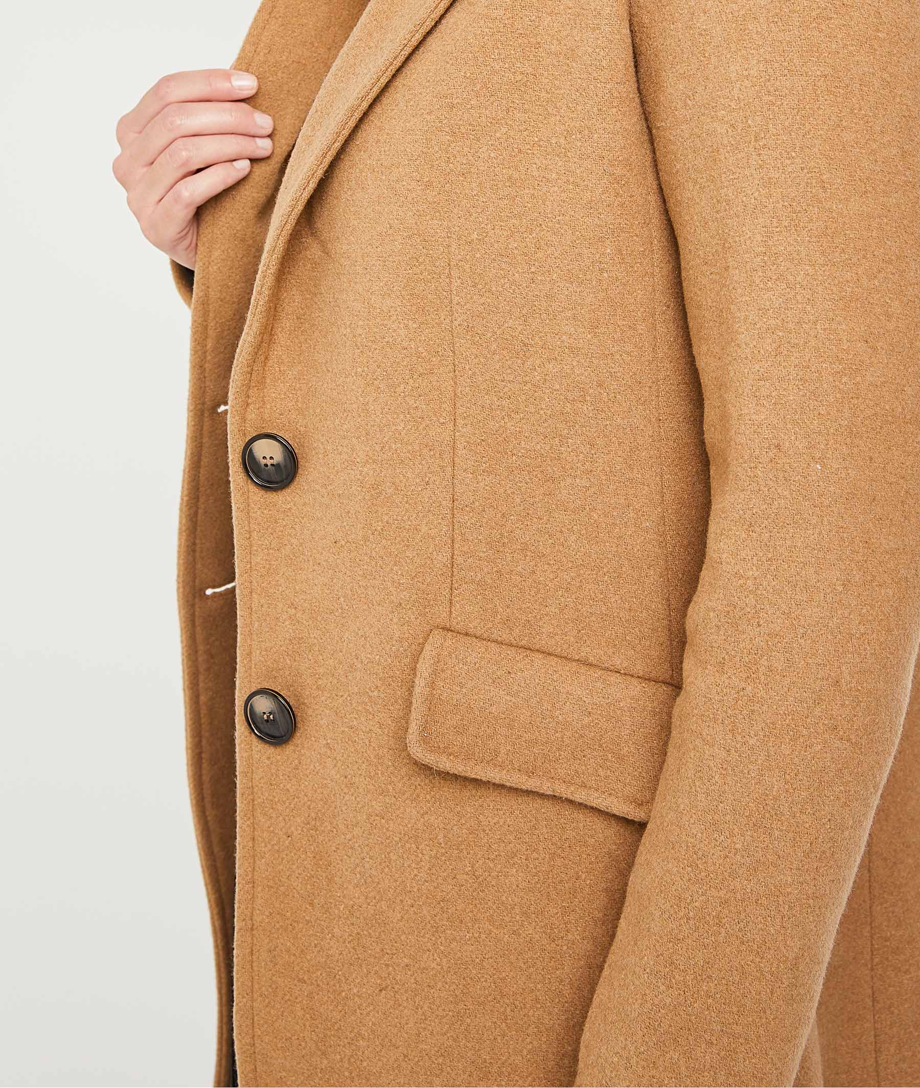 Manteau pardessus en lainage camel femme CAMEL Grain de Malice Manteau pardessus en lainage camel femme CAMEL Grain de Malice