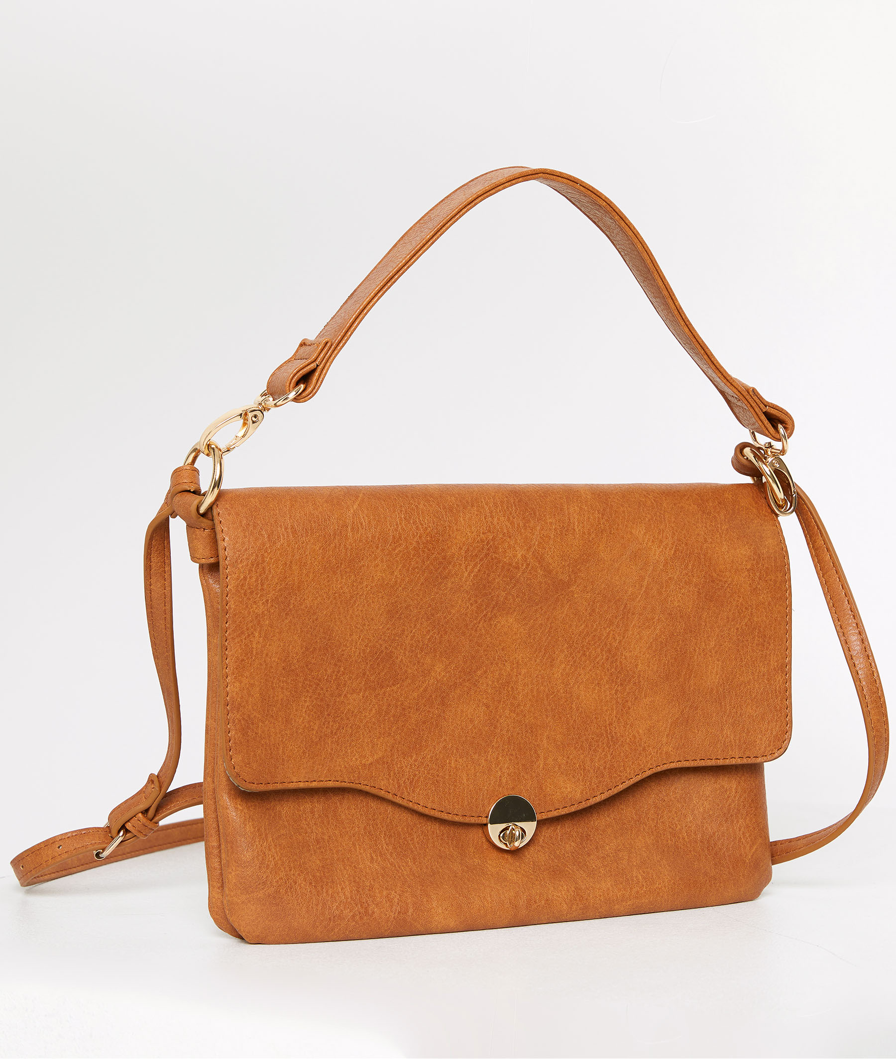 Pochette à rabat camel femme BEIGE