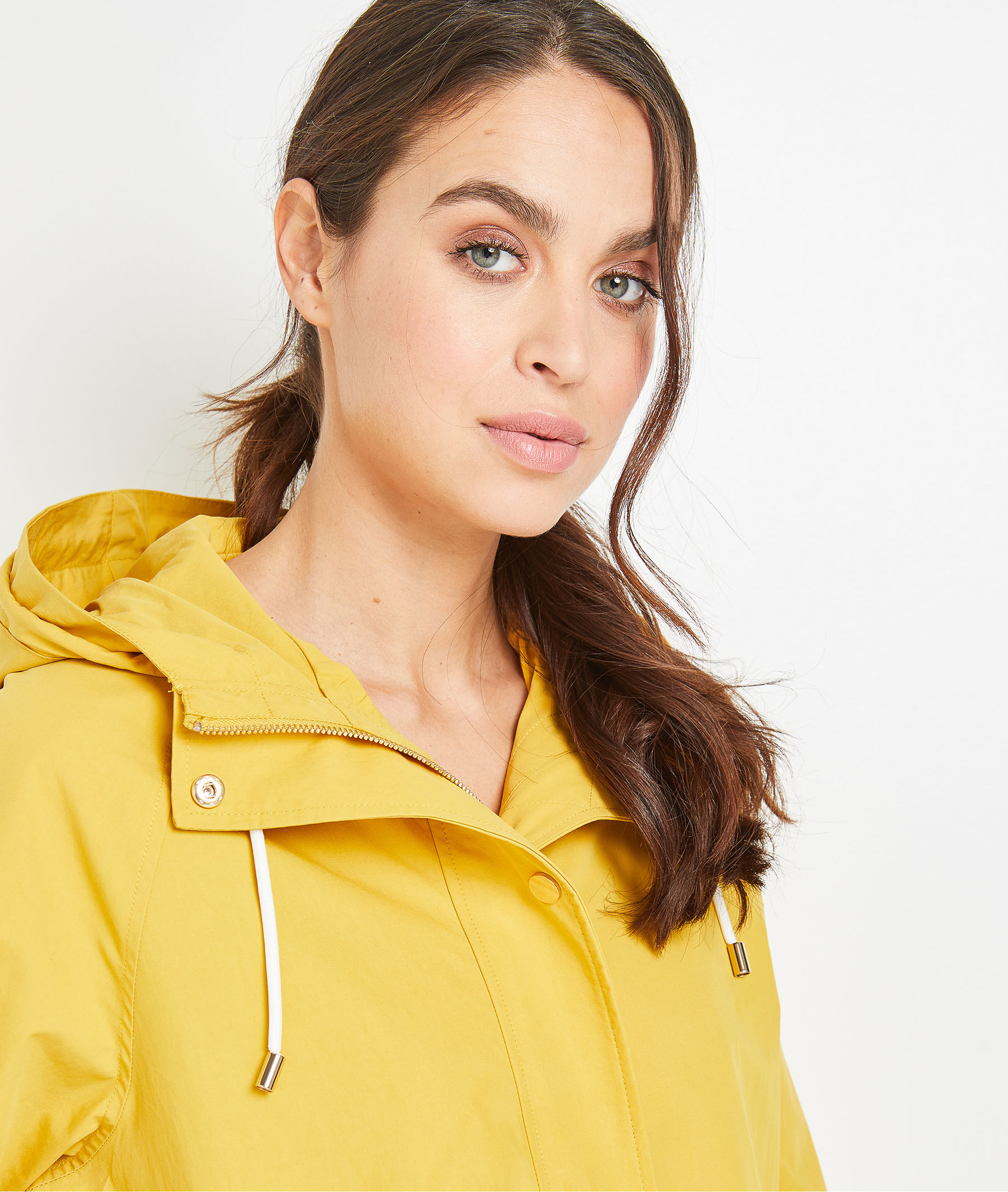 Parka légère jaune femme JAUNE - Grain de Malice