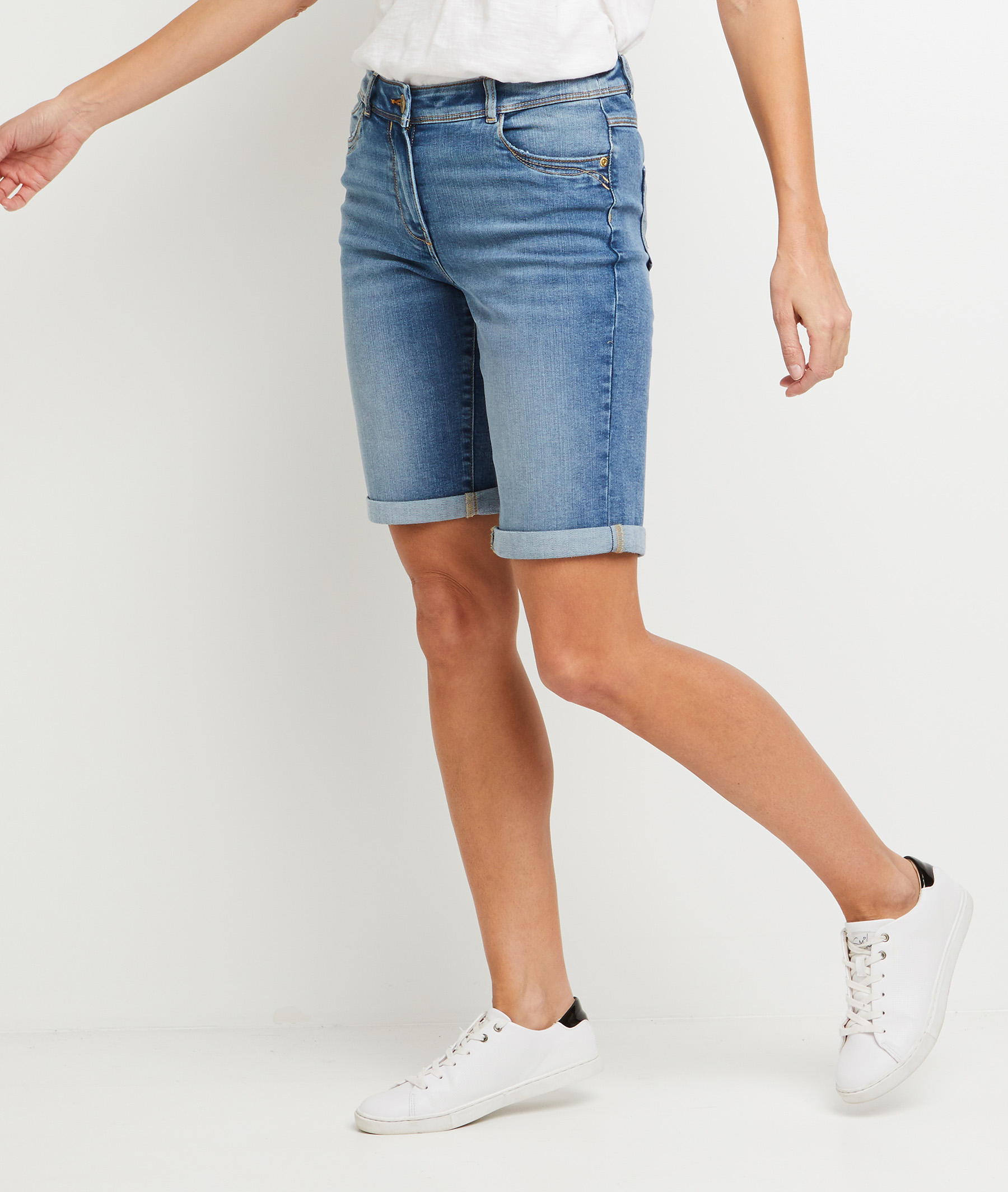 Bermuda en jean femme STONE Grain de Malice