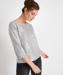 tee shirt femme brillant