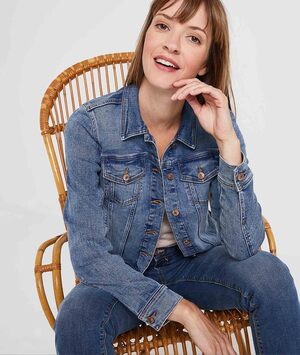 Veste en jean stretch femme STONE
