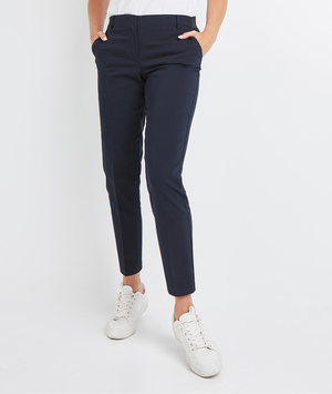 Pantalon cigarette marine femme MARINE