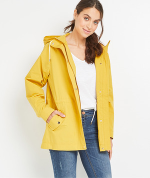 Parka légère jaune femme JAUNE