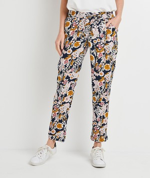 Pantalon fluide imprimé femme MARINE