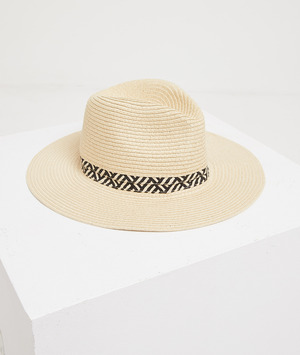 Chapeau de paille femme ECRU