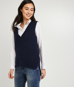 Pull sans manches femme MARINE