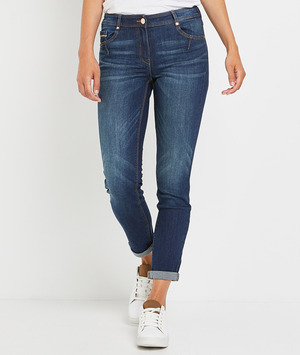 Jean TOKYO slim raccourci femme RINSE