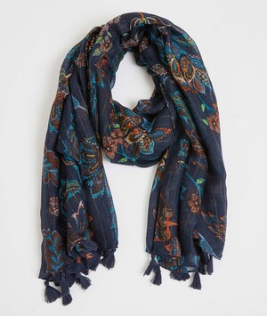 Foulard imprimé femme MARINE