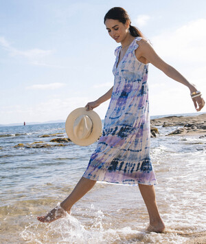 Robe imprimé tie and dye femme IMPRIME