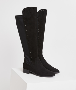 Bottes cuissardes noires femme NOIR