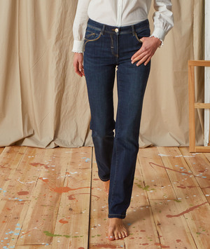 Jean droit NEW YORK femme DARK RINSE