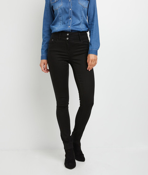 Jean slim taille haute MILAN femme BLACK