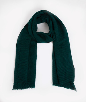 Etole unie plissée femme VERT