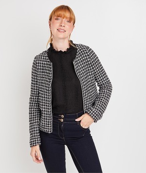 Veste courte femme NOIR
