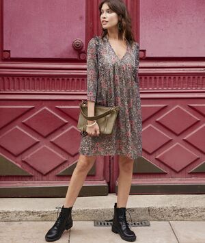 Robe fluide imprimée femme IMPRIME