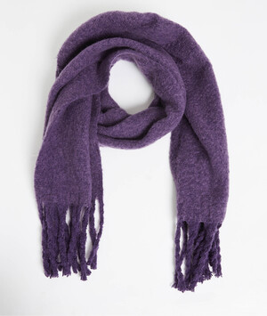 Echarpe chaude unie femme VIOLET