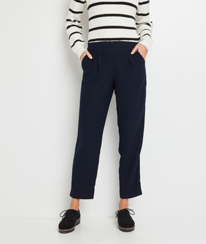 Pantalon fluide femme MARINE