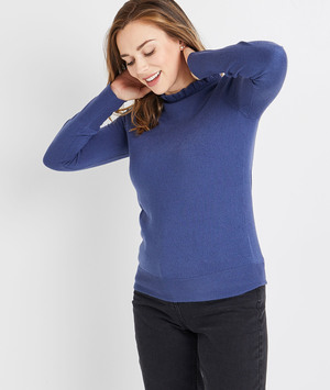 Pull col montant femme MARINE