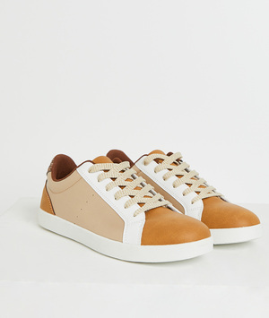 Basket irisé trimatière femme GOLD
