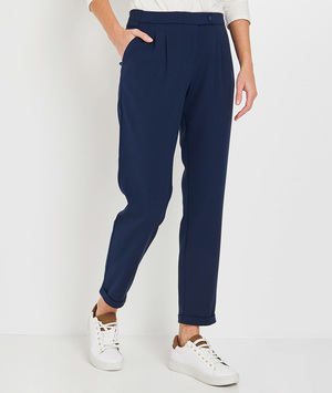 Pantalon cigarette femme MARINE