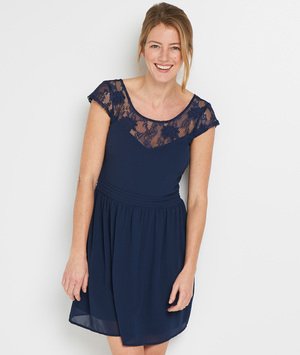 Robe dentelle femme MARINE