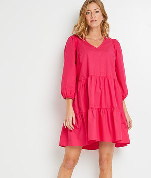 Robe ample en popeline femme ROSE
