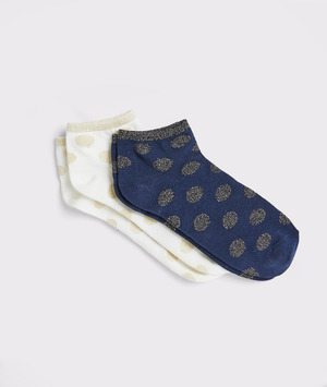 Chaussettes basses femme (lot de 2) BLANC