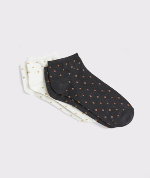 Chaussettes basses femme (lot de 2) BLANC