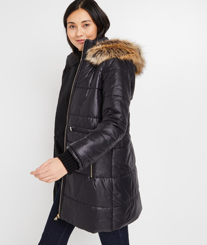 Doudoune longue femme NOIR