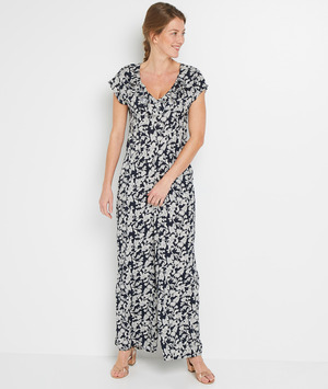 Combinaison imprimée femme BLEU