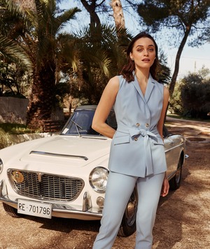 Veste sans manche femme BLEU CIEL