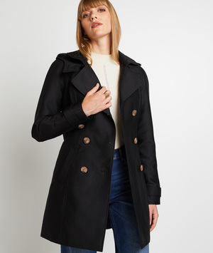 Trench femme NOIR