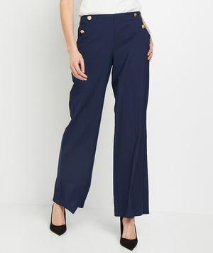 Pantalon large femme MARINE