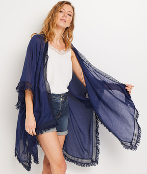 Paréo crochet femme MARINE