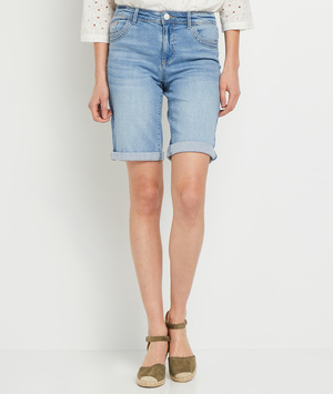 Bermuda en jean femme LIGHT STONE