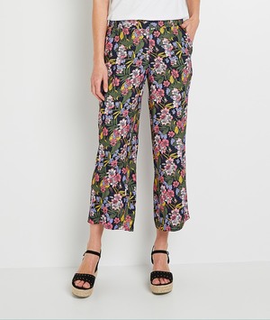 Pantalon large en crèpe femme ROSE