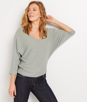 Pull loose femme VERT