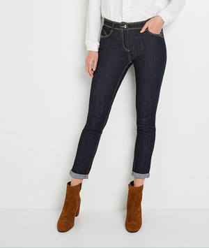 Jean slim TOKYO raccourci femme BRUT