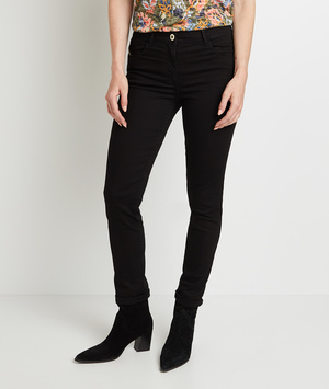 Jean slim TOKYO raccourci femme BLACK