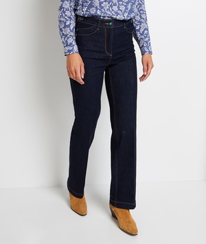 Jean flare taille haute BOHEME femme BRUT