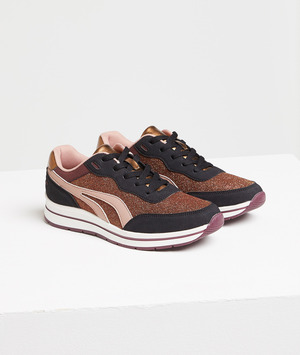 Baskets fantaisies femme NOIR