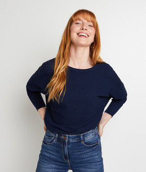 Pull manches chauve souris femme MARINE