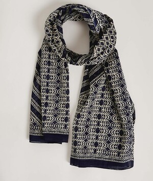 Etole en coton femme MARINE